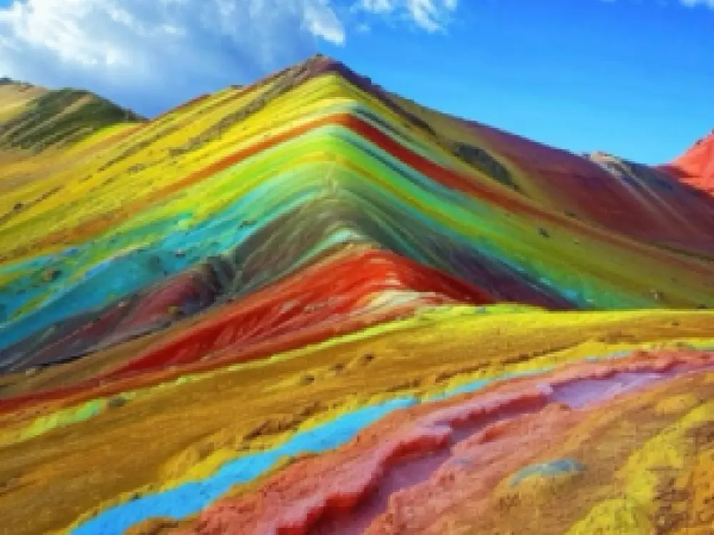 Rainbow mountains